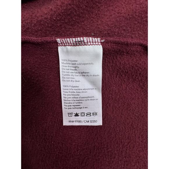 Outdoor Research Burgundy Full Zip Fleece Jacket Size Small Petite - Picture 10 of 12